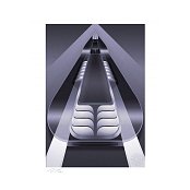 DC Comics Kunstdruck Batmobile - Batman: The Animated Series 46 x 61 cm - ungerahmt
