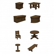 D&D Icons of the Realms Miniaturen vorbemalt The Yawning Portal Inn - Bars & Tables