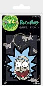 Rick and Morty Gummi-Schlüsselanhänger Rick Crazy Smile 6 cm