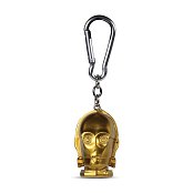 Star Wars 3D-Schlüsselanhänger C-3PO 4 cm Umkarton (10)