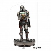 Star Wars The Mandalorian Art Scale Statue 1/10 Mandalorian & Grogu 22 cm