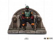 Star Wars The Mandalorian Deluxe Art Scale Statue 1/10 Boba Fett on Throne 18 cm