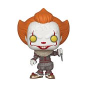Stephen Kings Es 2 POP! Movies Vinyl Figur Pennywise w/ Blade 9 cm