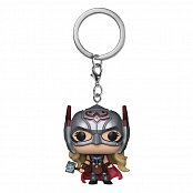 Thor: Love & Thunder Pocket POP! Vinyl Schlüsselanhänger 4 cm Mighty Thor Display (12)