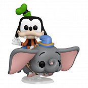 Walt Disney World 50th Anniversary POP! Rides Super Deluxe Vinyl Figur Dumbo w/Goofy 15 cm