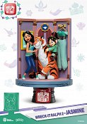 Chaos im Netz D-Stage PVC Diorama Jasmin & Vanellope 15 cm