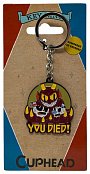 Cuphead Metall Schlüsselanhänger You Died! Limited Edition 4 cm
