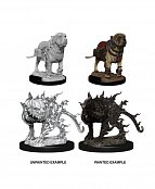 D&D Nolzur\'s Marvelous Miniatures Miniaturen unbemalt Mastif & Shadow Mastif Umkarton (6)