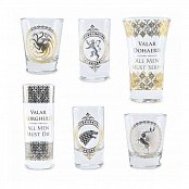 Game of Thrones Premium Schnapsgläser 6er-Pack Black & Gold