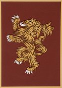 Game of Thrones Qulilling Grußkarte House Lannister