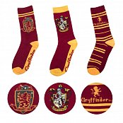 Harry potter socken 3er-pack gryffindor