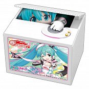 Hatsune Miku GT Project PVC Spardose mit Sound Racing Miku 2019 Ver. Chatting Bank 004 12 cm