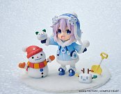 Hyperdimension Neptunia Statue Dekachiccha! Snow Nep Fuwafuwa Version 18 cm