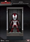 Iron Man 3 Mini Egg Attack Actionfigur Hall of Armor Iron Man Mark V 8 cm