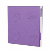 LEGO Notizbuch mit Stift Violett