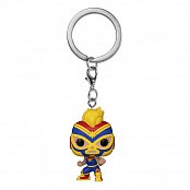 Marvel Luchadores Pocket POP! Vinyl Schlüsselanhänger 4 cm Captain Marvel Display (12)