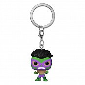 Marvel Luchadores Pocket POP! Vinyl Schlüsselanhänger 4 cm Hulk Display (12)