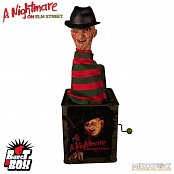 Nightmare On Elm Street Burst-A-Box Springteufel Spieluhr Freddy Krueger 36 cm --- BESCHAEDIGTE VERPACKUNG