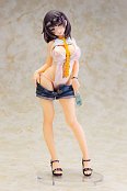 Original Character by Kekemotsu PVC Statue 1/6 Toshiue Kanojo 27 cm --- BESCHAEDIGTE VERPACKUNG