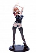 Original Character Statue 1/5 I\'m Maniac Nurse Maiko Gion Black Ver. 38 cm --- BESCHAEDIGTE VERPACKU