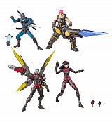 Overwatch Ultimates Actionfiguren 4er-Pack Carbon Fiber 15 cm --- BESCHAEDIGTE VERPACKUNG