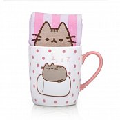 Pusheen Tasse mit Socken Marshmallow