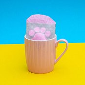 Pusheen Tasse mit Socken Pink Cupcake
