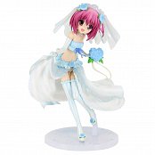Ro-Kyu-Bu! SS PVC Statue 1/7 Tomoka Minato Blue Wedding Dress Ver. 22 cm --- BESCHAEDIGTE VERPACKUNG