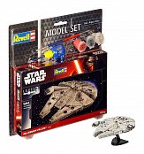 Star Wars Modellbausatz 1/241 Model Set Millennium Falcon 10 cm