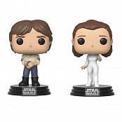 Star Wars POP! Movies Vinyl Figuren 2er-Pack Han & Leia Empire Strikes Back 40th Anniversary 9 cm