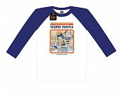 Steven Rhodes Raglan Baseball Langarm-Shirt Let\'s Find A Cure For Stupid People