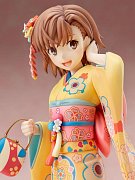 A Certain Scientific Railgun T PVC Statue 1/7 Mikoto Misaka Furisode Version 24 cm