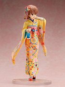 A Certain Scientific Railgun T PVC Statue 1/7 Mikoto Misaka Furisode Version 24 cm