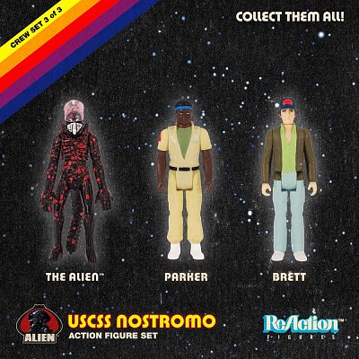 Alien ReAction Actionfiguren 3er-Pack Pack B 10 cm