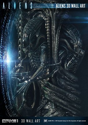 Aliens 3D Wand-Relief 32 x 50 cm
