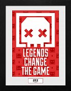 Apex Legends Collector Print Poster im Rahmen Legends Change The Game