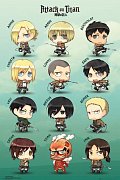 Attack on Titan Poster Set Chibi Characters 61 x 91 cm (5)