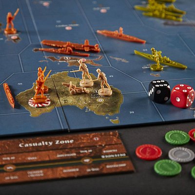 Avalon Hill Brettspiel Axis & Allies 1942 englisch - Stark beschädigte Verpackung