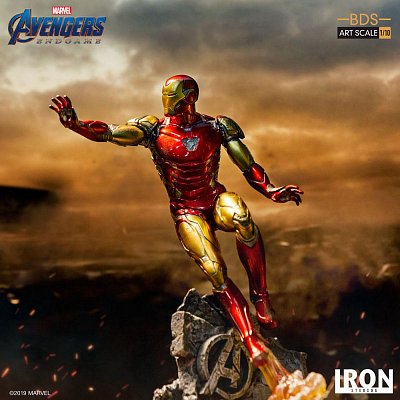 Avengers Endgame BDS Art Scale Statue 1/10 Iron Man Mark LXXXV 29 cm --- BESCHAEDIGTE VERPACKUNG