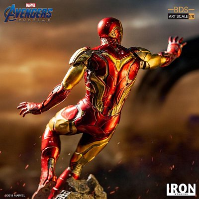 Avengers Endgame BDS Art Scale Statue 1/10 Iron Man Mark LXXXV 29 cm --- BESCHAEDIGTE VERPACKUNG