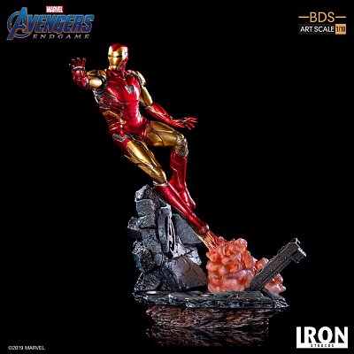 Avengers Endgame BDS Art Scale Statue 1/10 Iron Man Mark LXXXV 29 cm --- BESCHAEDIGTE VERPACKUNG