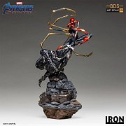 Avengers: Endgame BDS Art Scale Statue 1/10 Iron Spider vs Outrider 36 cm --- BESCHAEDIGTE VERPACKUNG
