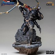 Avengers: Endgame BDS Art Scale Statue 1/10 Iron Spider vs Outrider 36 cm --- BESCHAEDIGTE VERPACKUNG