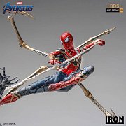 Avengers: Endgame BDS Art Scale Statue 1/10 Iron Spider vs Outrider 36 cm --- BESCHAEDIGTE VERPACKUNG