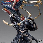 Avengers: Endgame BDS Art Scale Statue 1/10 Iron Spider vs Outrider 36 cm --- BESCHAEDIGTE VERPACKUNG