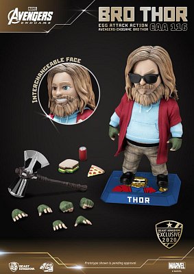 Avengers: Endgame Egg Attack Actionfigur Bro Thor Beast Kingdom Exclusive 17 cm