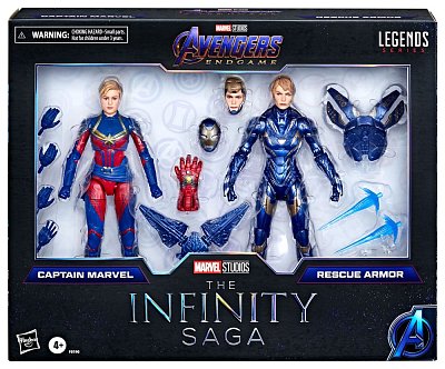 Avengers: Endgame Marvel Legends Actionfiguren 2021 Captain Marvel & Rescue Armor 15 cm