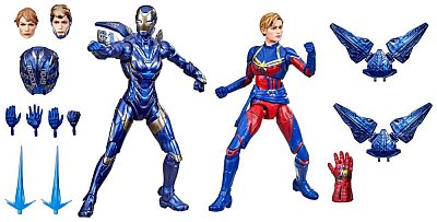 Avengers: Endgame Marvel Legends Actionfiguren 2021 Captain Marvel & Rescue Armor 15 cm