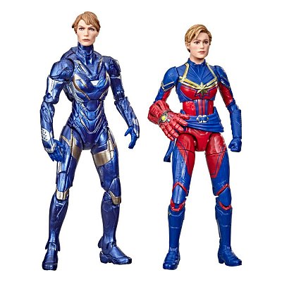 Avengers: Endgame Marvel Legends Actionfiguren 2021 Captain Marvel & Rescue Armor 15 cm - Beschädigte Verpackung