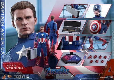 Avengers: Endgame Movie Masterpiece Actionfigur 1/6 Captain America (2012 Version) 30 cm